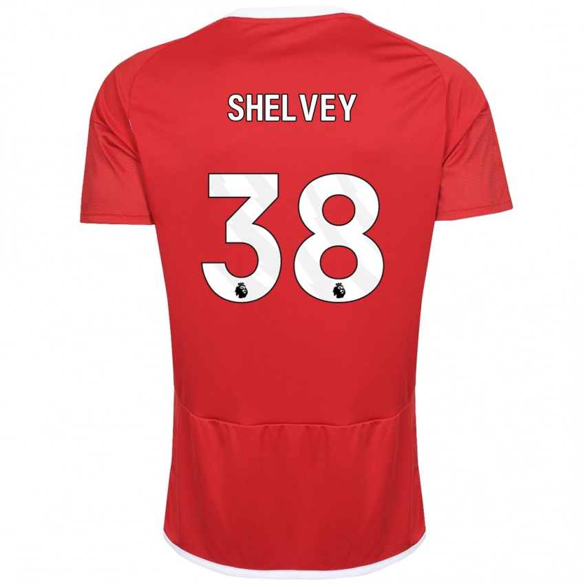 Niño Camiseta George Shelvey #38 Rojo 1ª Equipación 2023/24 La Camisa