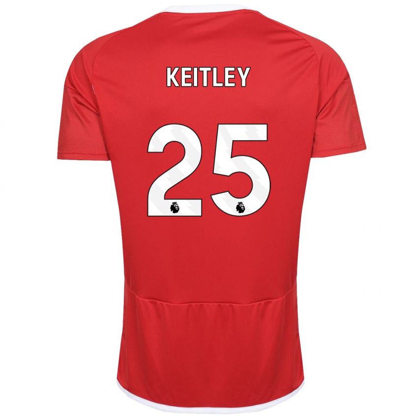 Niño Camiseta Alice Keitley #25 Rojo 1ª Equipación 2023/24 La Camisa