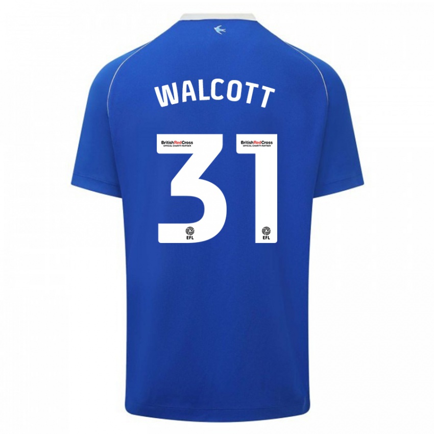 Niño Camiseta Malachi Fagan Walcott #31 Azul 1ª Equipación 2023/24 La Camisa