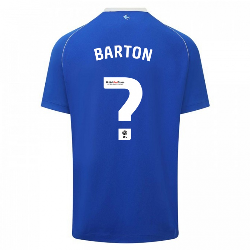 Niño Camiseta Daniel Barton #0 Azul 1ª Equipación 2023/24 La Camisa