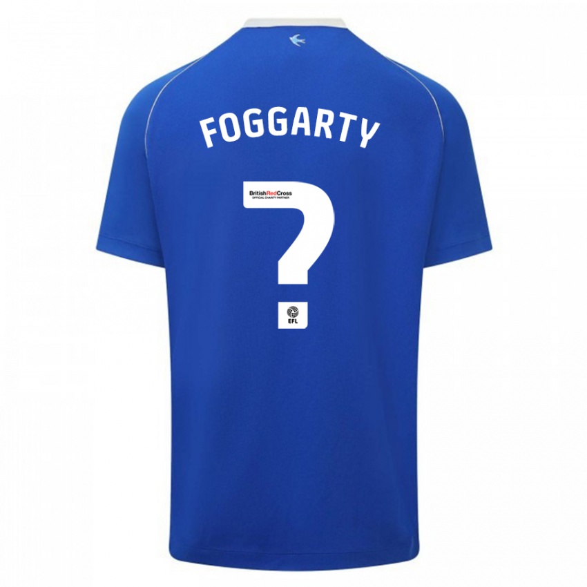 Niño Camiseta Corey Foggarty #0 Azul 1ª Equipación 2023/24 La Camisa
