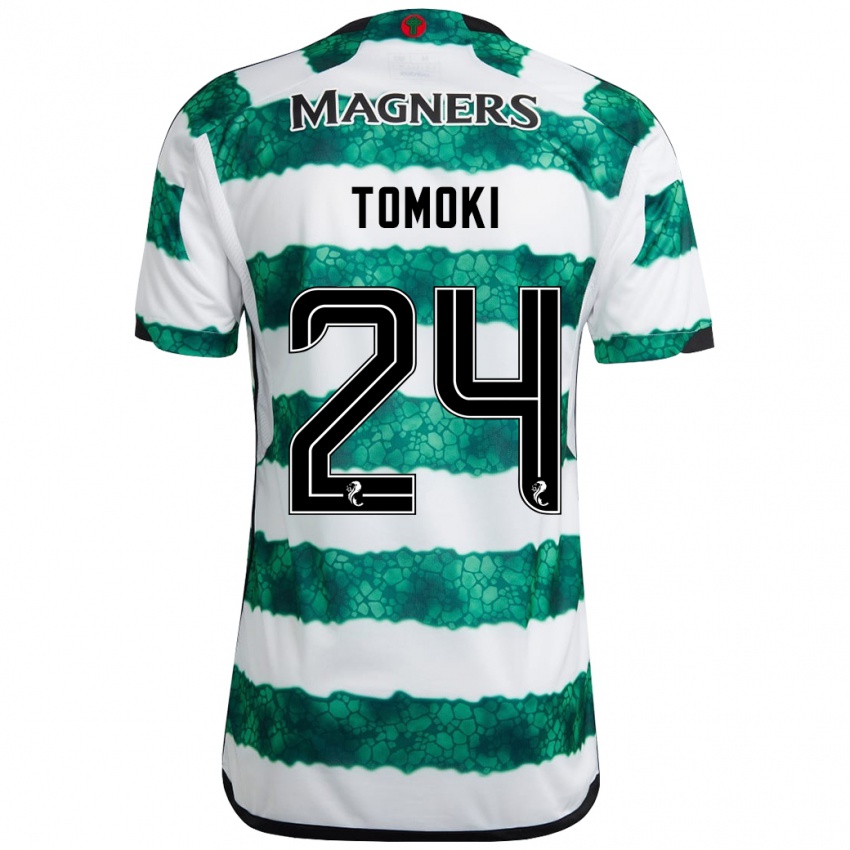 Niño Camiseta Tomoki Iwata #24 Verde 1ª Equipación 2023/24 La Camisa