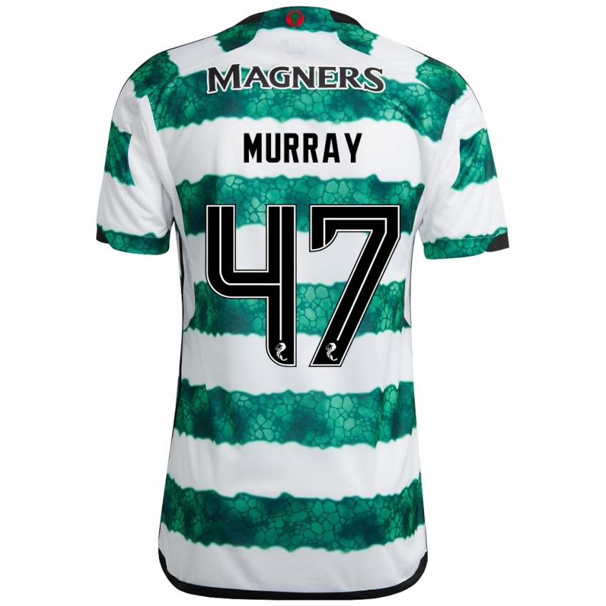 Niño Camiseta Dane Murray #47 Verde 1ª Equipación 2023/24 La Camisa