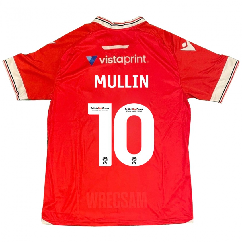 Niño Camiseta Paul Mullin #10 Rojo 1ª Equipación 2023/24 La Camisa