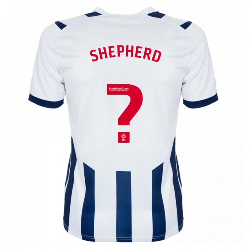 Niño Camiseta Jacob Shepherd #0 Blanco 1ª Equipación 2023/24 La Camisa