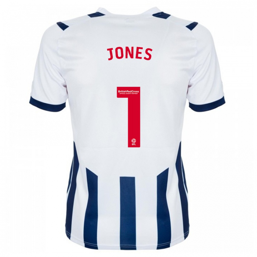 Niño Camiseta Lucy Jones #1 Blanco 1ª Equipación 2023/24 La Camisa