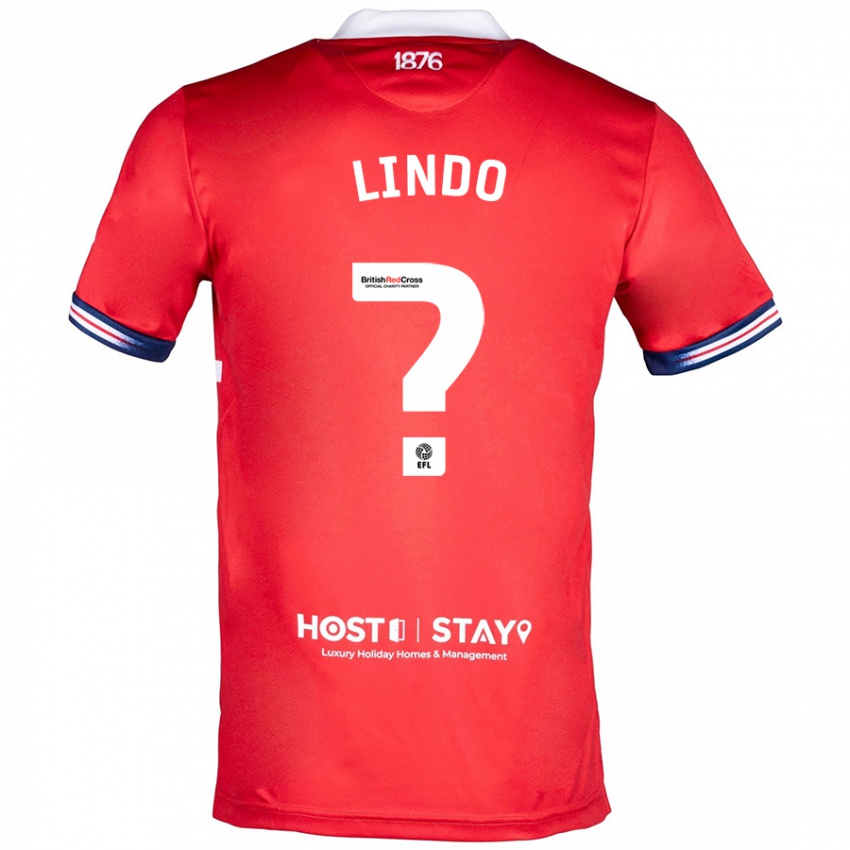 Niño Camiseta Afonso Lindo #0 Rojo 1ª Equipación 2023/24 La Camisa