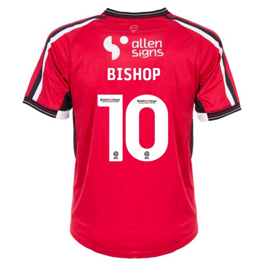 Niño Camiseta Teddy Bishop #10 Rojo 1ª Equipación 2023/24 La Camisa