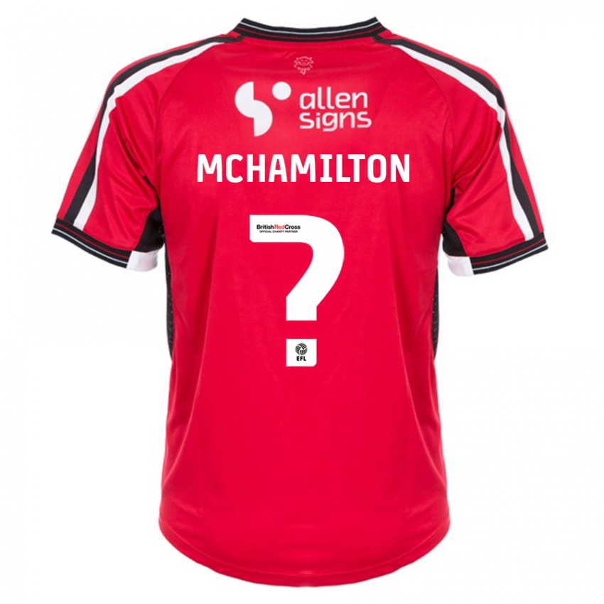 Niño Camiseta Toni Mchamilton #0 Rojo 1ª Equipación 2023/24 La Camisa