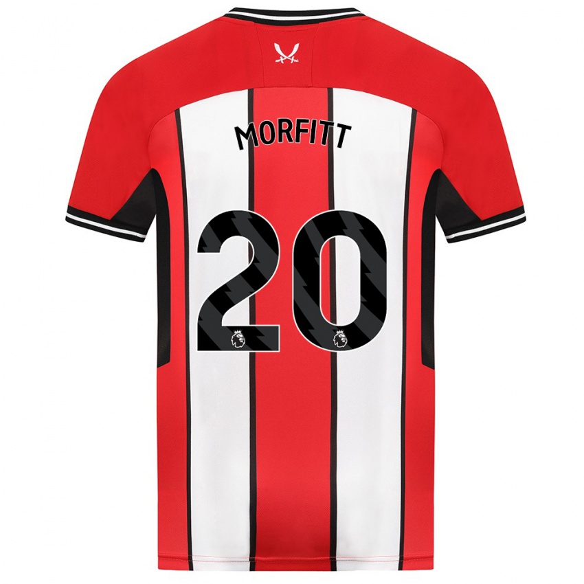 Niño Camiseta Izzy Morfitt #20 Rojo 1ª Equipación 2023/24 La Camisa