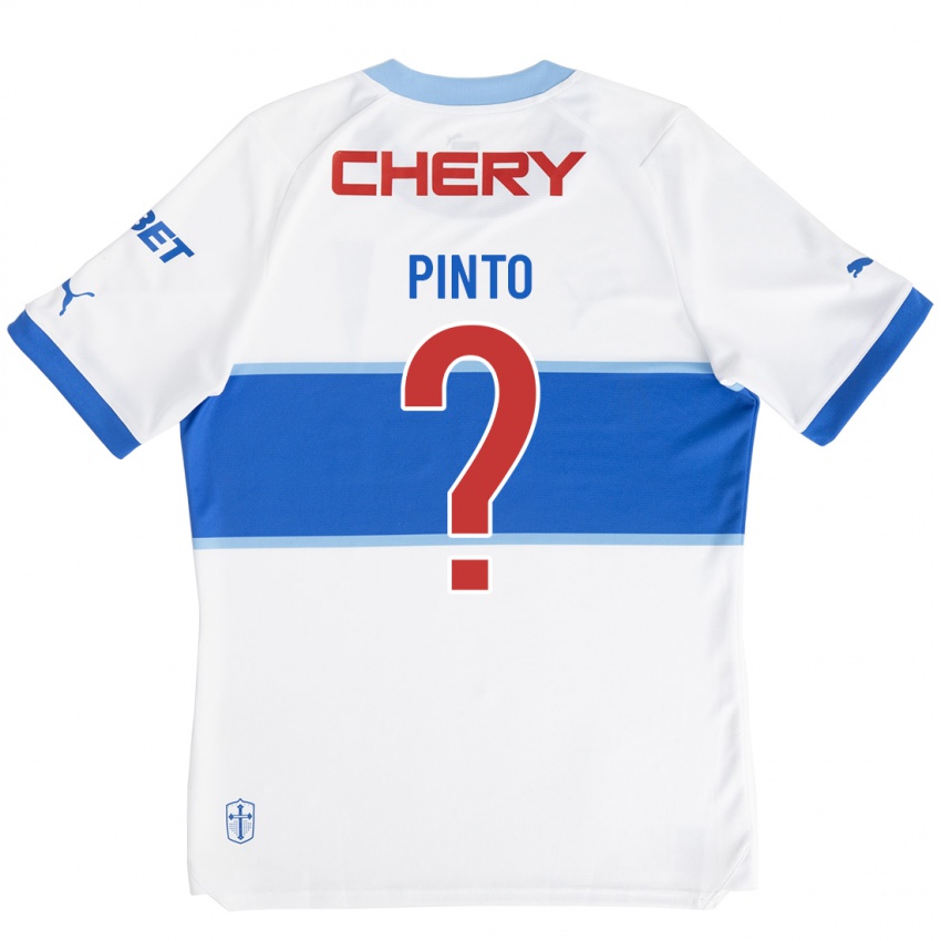 Niño Camiseta Pablo Pinto #0 Blanco 1ª Equipación 2023/24 La Camisa