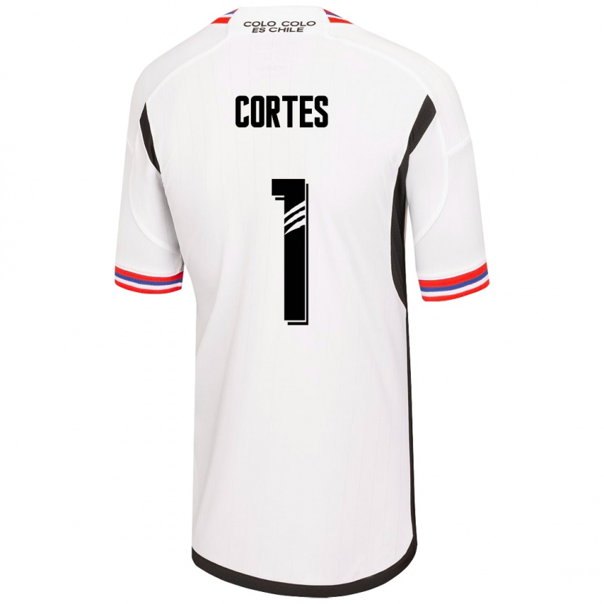 Niño Camiseta Brayan Cortés #1 Blanco 1ª Equipación 2023/24 La Camisa