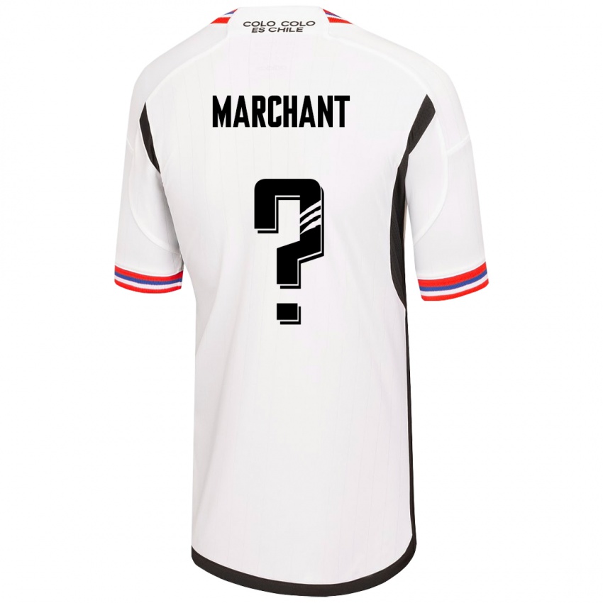 Niño Camiseta Francisco Marchant #0 Blanco 1ª Equipación 2023/24 La Camisa