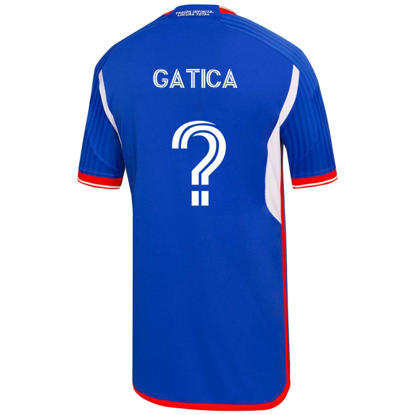 Niño Camiseta José Gatica #0 Azul 1ª Equipación 2023/24 La Camisa