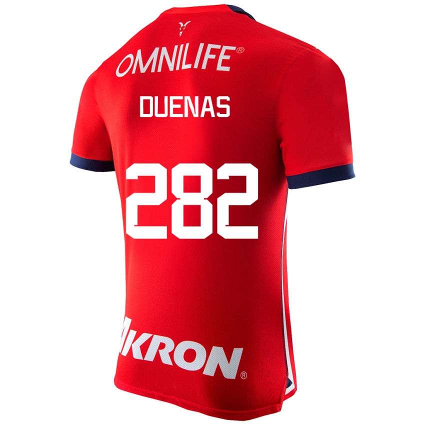 Niño Camiseta Omar Dueñas #282 Rojo 1ª Equipación 2023/24 La Camisa