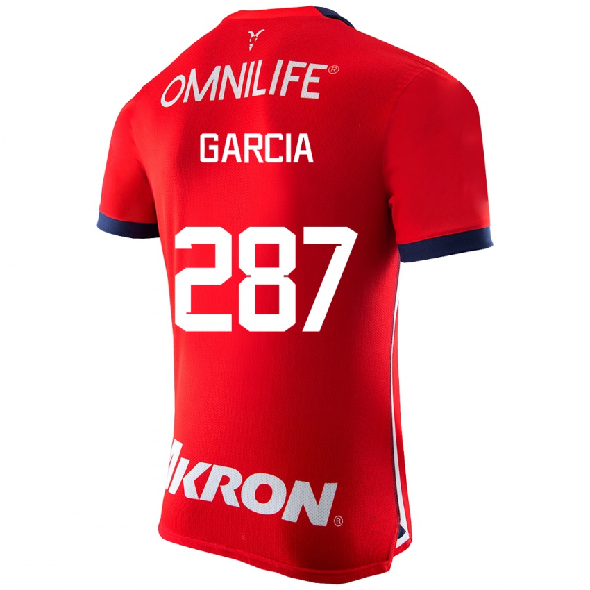 Niño Camiseta Gael García #287 Rojo 1ª Equipación 2023/24 La Camisa