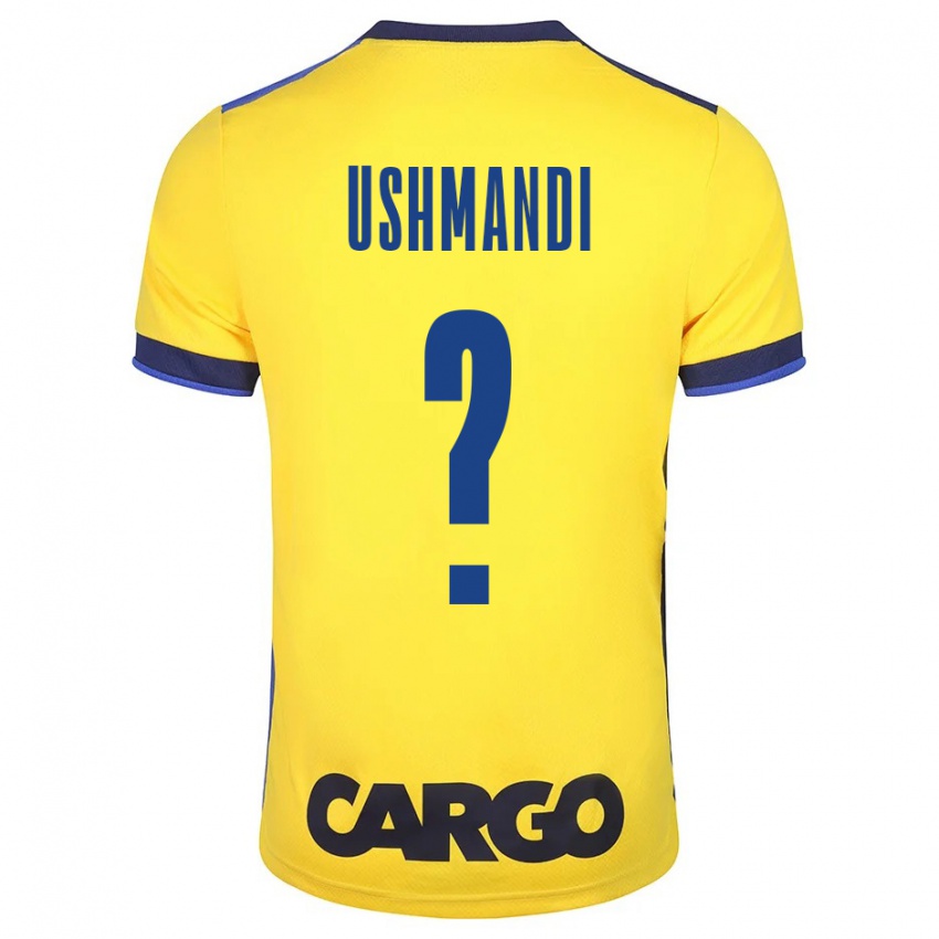 Niño Camiseta Anar Ushmandi #0 Amarillo 1ª Equipación 2023/24 La Camisa