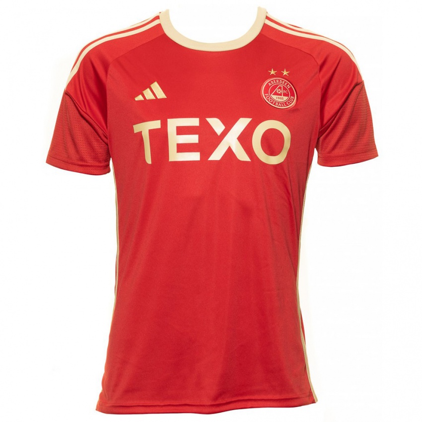 Niño Camiseta Brodie Greenwood #19 Rojo 1ª Equipación 2023/24 La Camisa