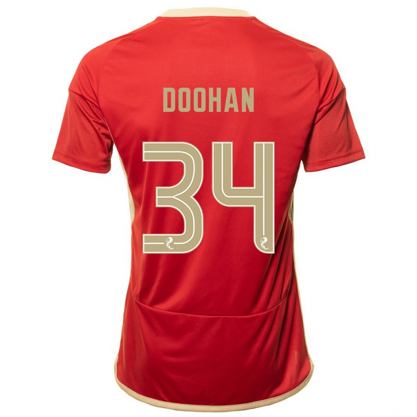 Niño Camiseta Ross Doohan #34 Rojo 1ª Equipación 2023/24 La Camisa