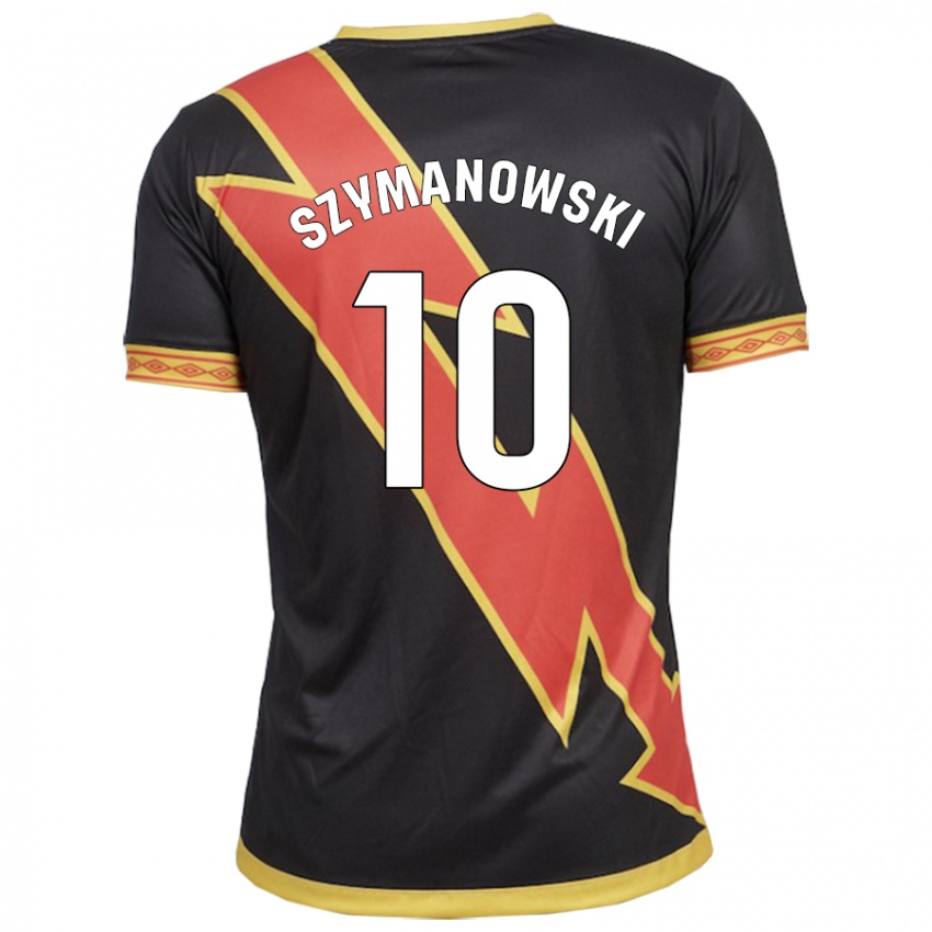 Niño Camiseta Marianela Szymanowski #10 Negro 2ª Equipación 2023/24 La Camisa