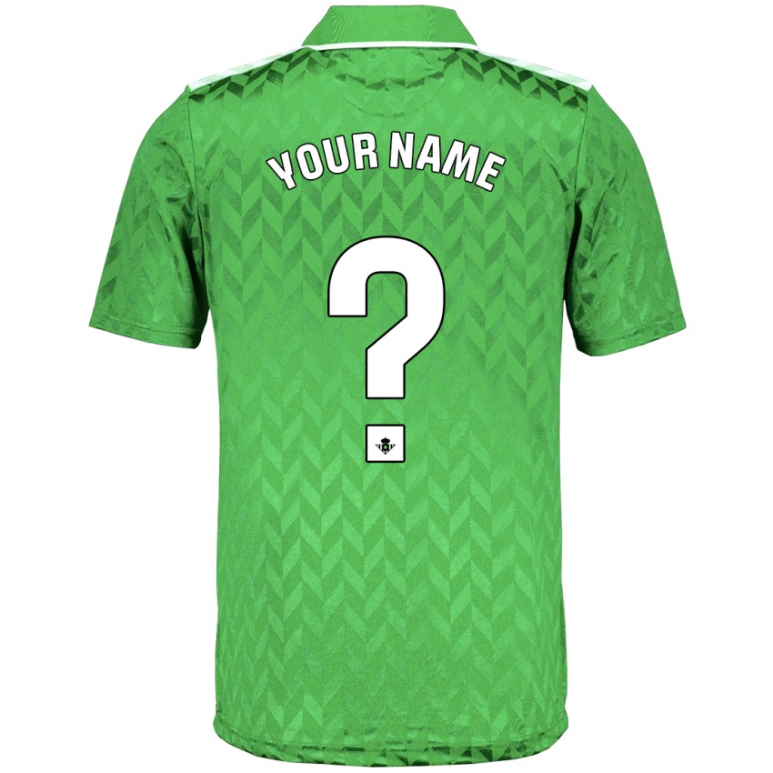 Niño Camiseta Su Nombre #0 Verde 2ª Equipación 2023/24 La Camisa