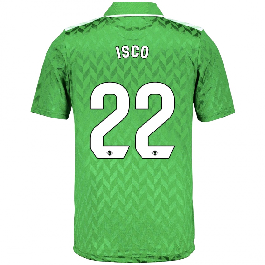 Niño Camiseta Isco #22 Verde 2ª Equipación 2023/24 La Camisa