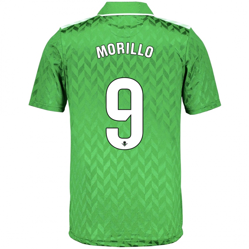 Niño Camiseta Manu Morillo #9 Verde 2ª Equipación 2023/24 La Camisa