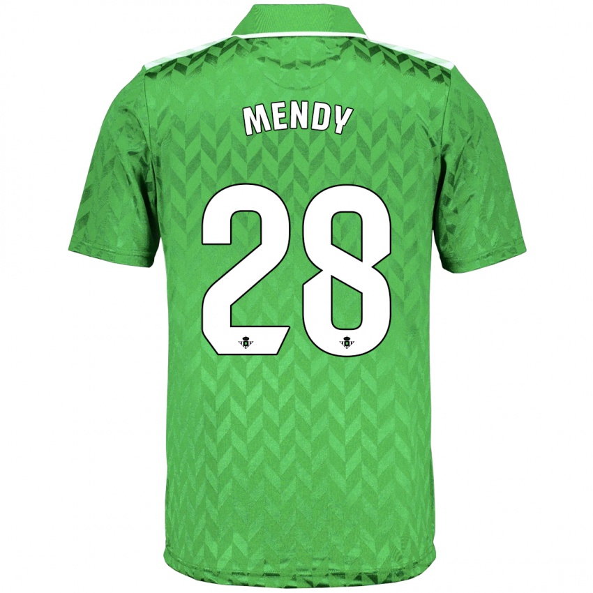Niño Camiseta Nobel Mendy #28 Verde 2ª Equipación 2023/24 La Camisa
