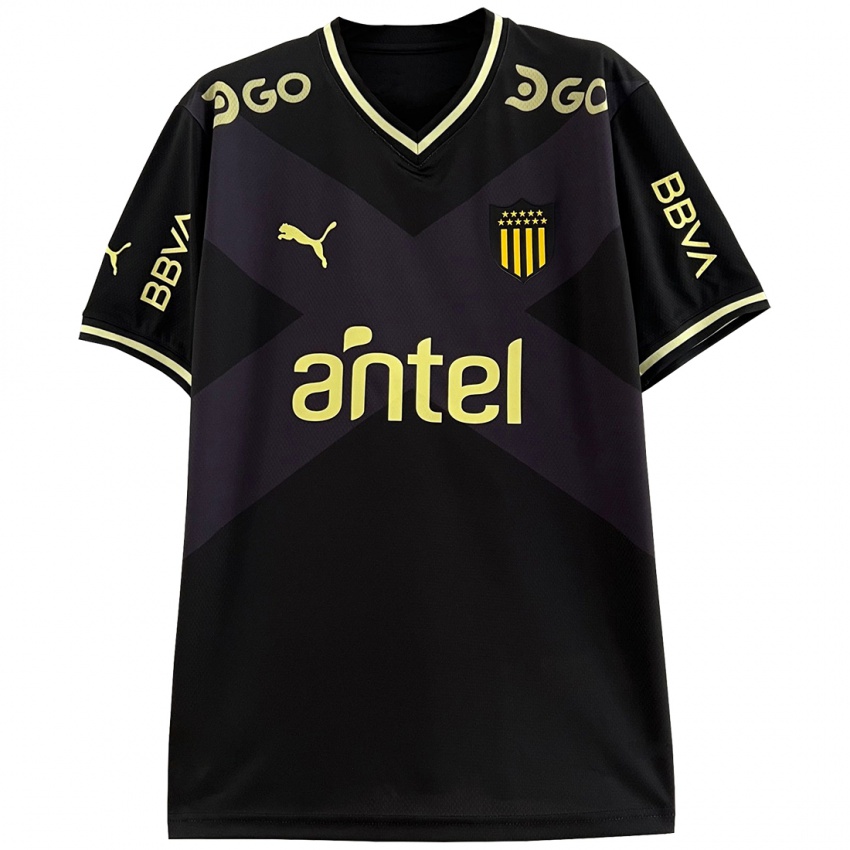 Niño Camiseta Valentín Rodríguez #17 Negro 2ª Equipación 2023/24 La Camisa