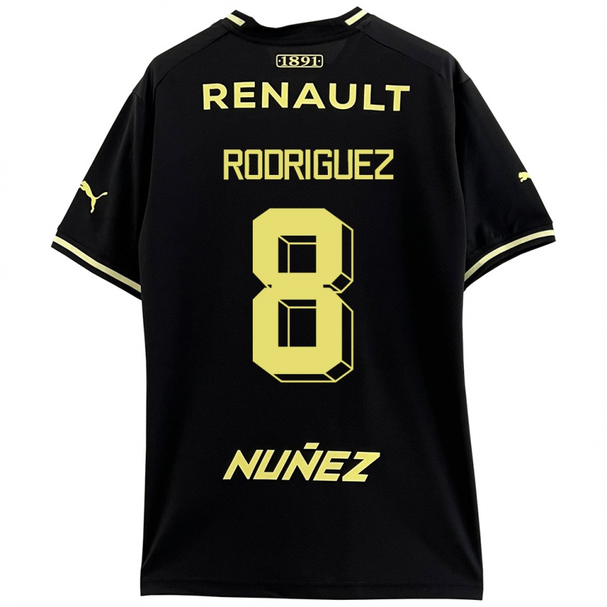 Niño Camiseta Sebastián Rodríguez #8 Negro 2ª Equipación 2023/24 La Camisa