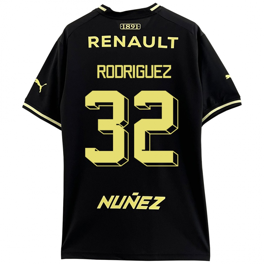 Niño Camiseta Randall Rodríguez #32 Negro 2ª Equipación 2023/24 La Camisa