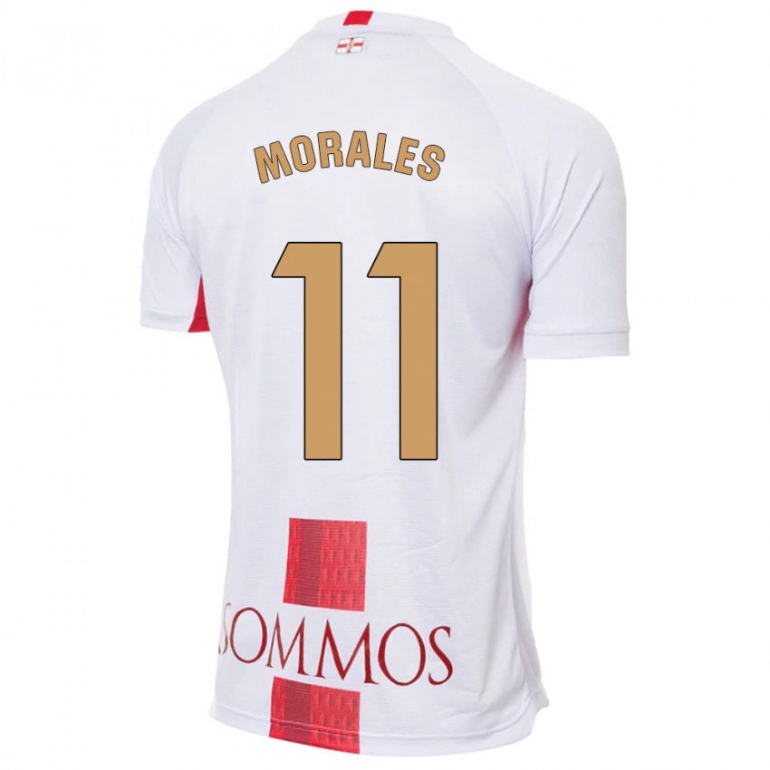Niño Camiseta Carolina Morales #11 Blanco 2ª Equipación 2023/24 La Camisa