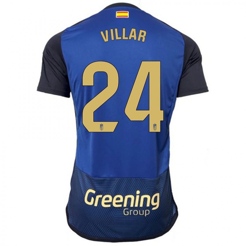 Niño Camiseta Gonzalo Villar #24 Armada 2ª Equipación 2023/24 La Camisa