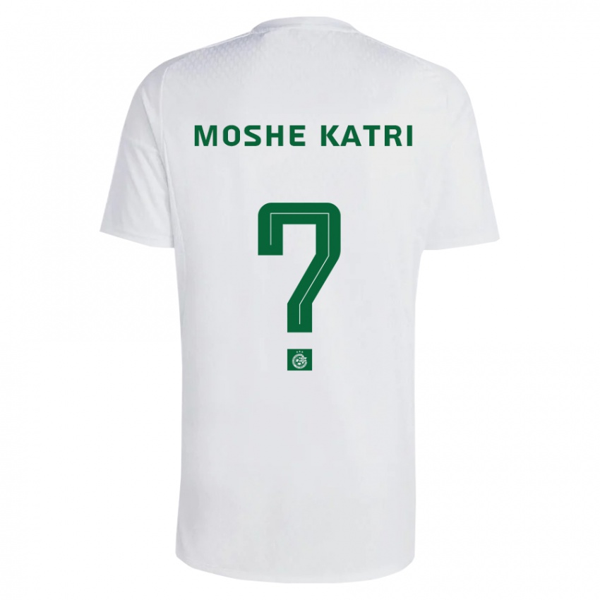 Niño Camiseta Roy Moshe Katri #0 Verde Azul 2ª Equipación 2023/24 La Camisa