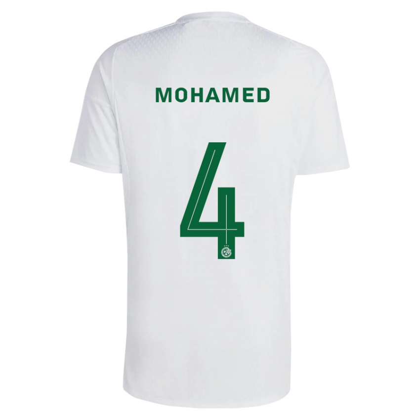 Niño Camiseta Ali Mohamed #4 Verde Azul 2ª Equipación 2023/24 La Camisa