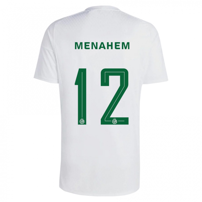 Niño Camiseta Sun Menahem #12 Verde Azul 2ª Equipación 2023/24 La Camisa