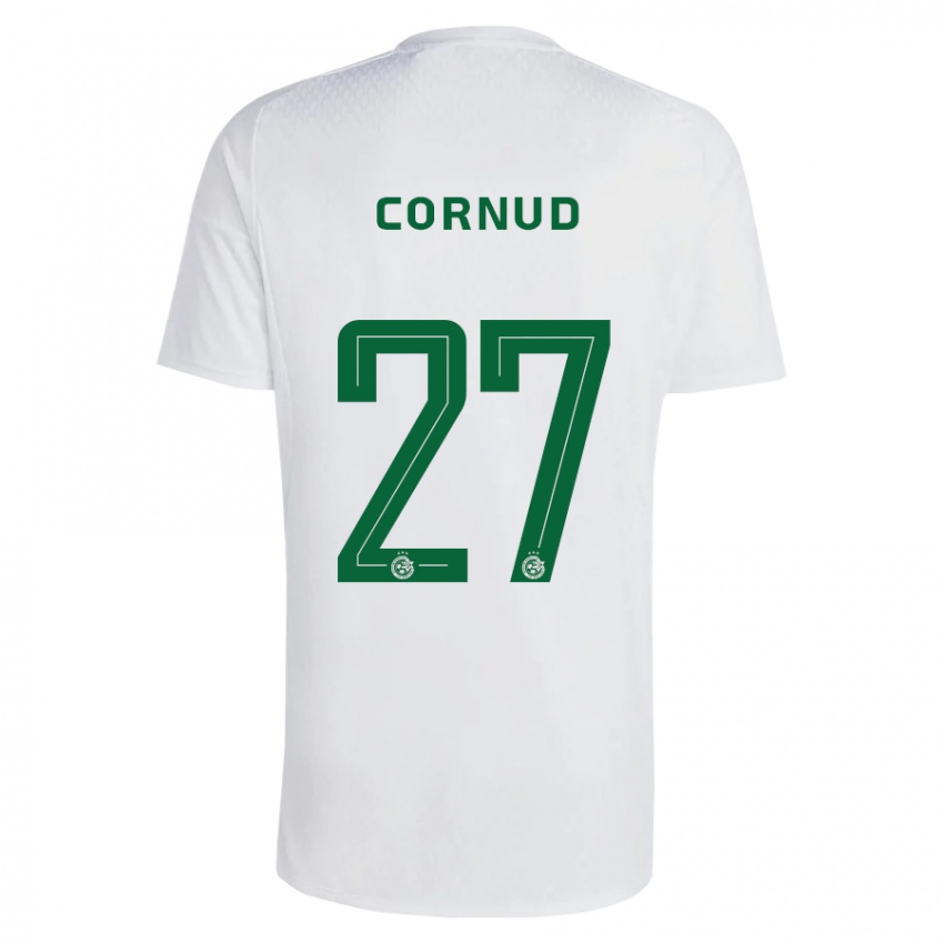 Niño Camiseta Pierre Cornud #27 Verde Azul 2ª Equipación 2023/24 La Camisa