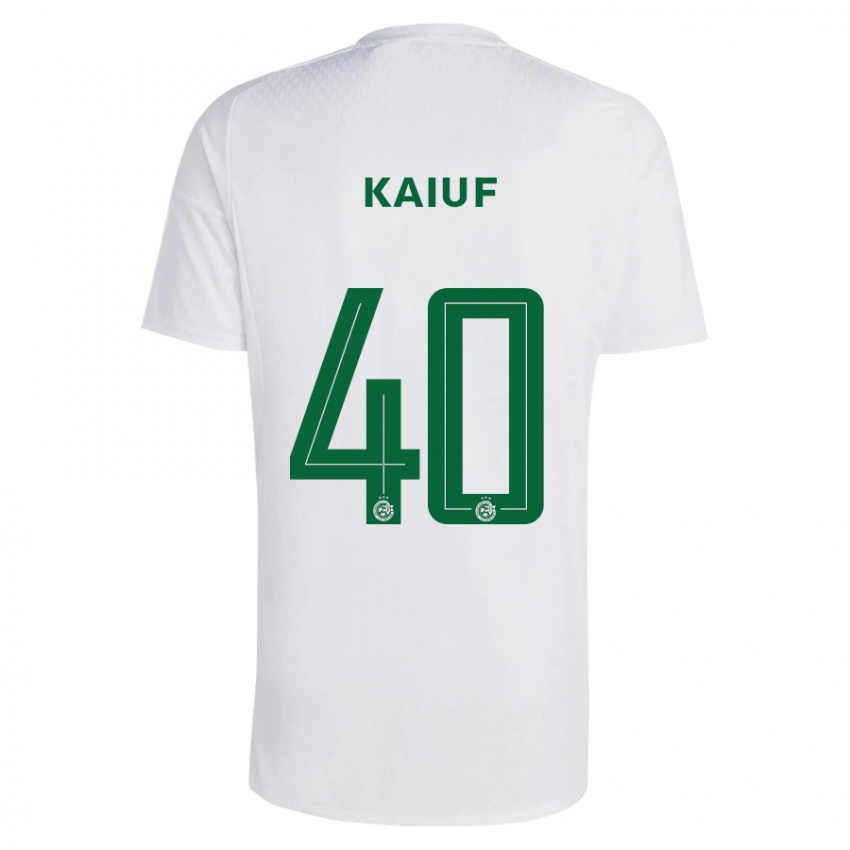 Niño Camiseta Sharif Kaiuf #40 Verde Azul 2ª Equipación 2023/24 La Camisa