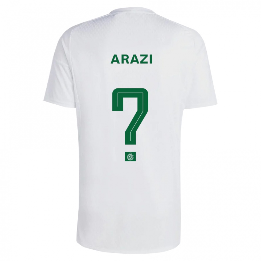 Niño Camiseta Amit Arazi #0 Verde Azul 2ª Equipación 2023/24 La Camisa