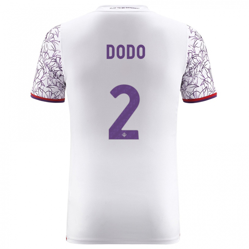 Niño Camiseta Dodô #2 Blanco 2ª Equipación 2023/24 La Camisa