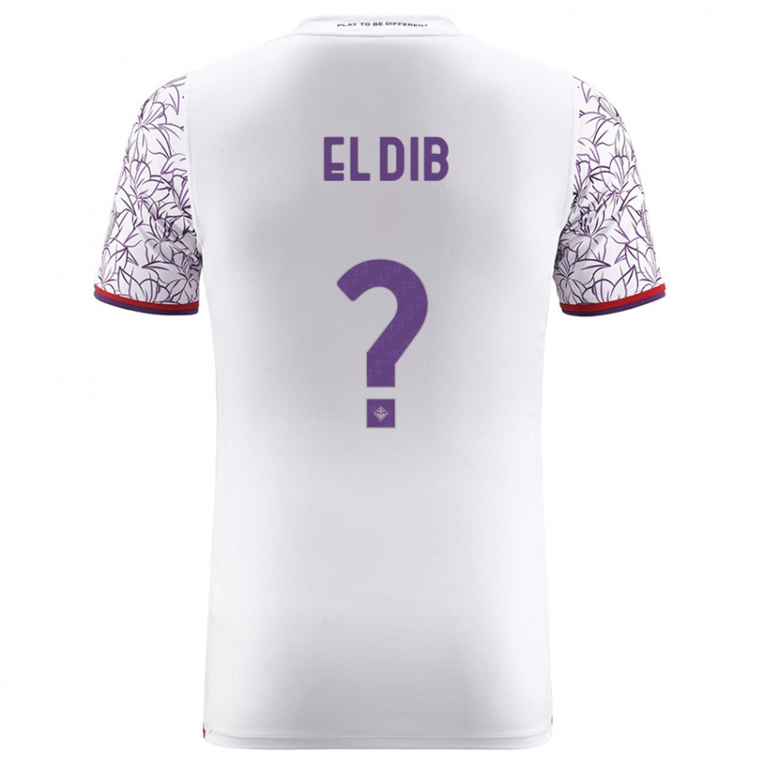Niño Camiseta Karim El Dib #0 Blanco 2ª Equipación 2023/24 La Camisa