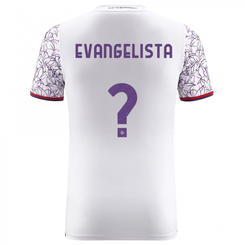 Niño Camiseta Carlo Evangelista #0 Blanco 2ª Equipación 2023/24 La Camisa