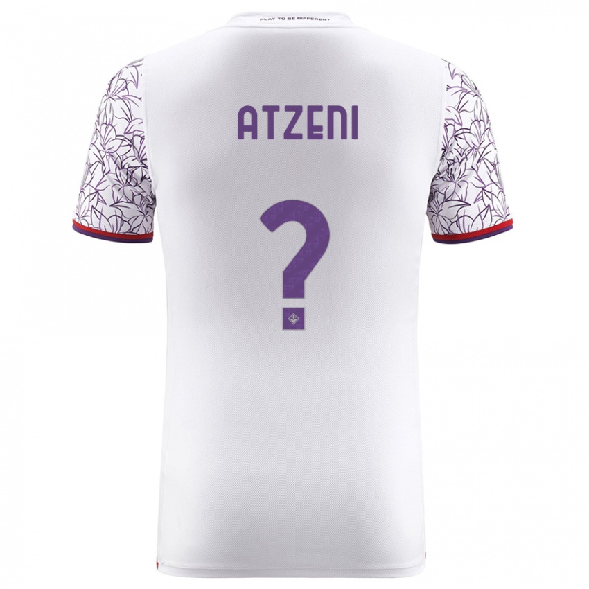 Niño Camiseta Davide Atzeni #0 Blanco 2ª Equipación 2023/24 La Camisa