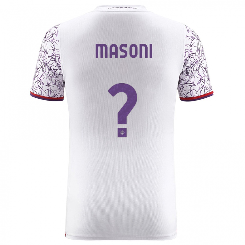 Niño Camiseta Tommaso Masoni #0 Blanco 2ª Equipación 2023/24 La Camisa