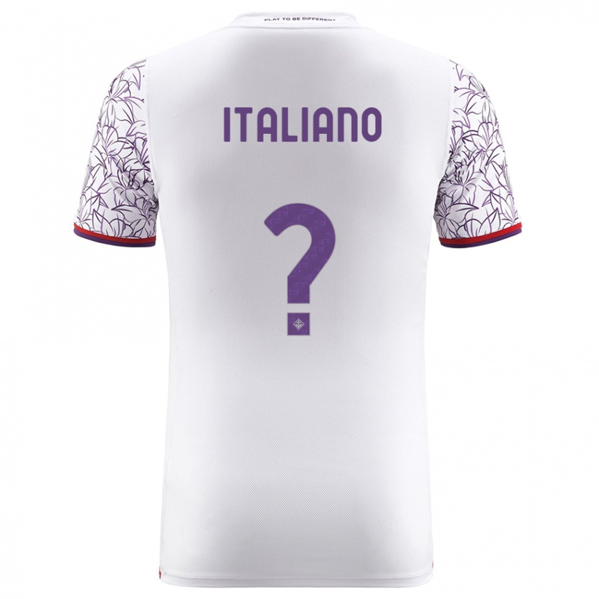 Niño Camiseta Riccardo Italiano #0 Blanco 2ª Equipación 2023/24 La Camisa