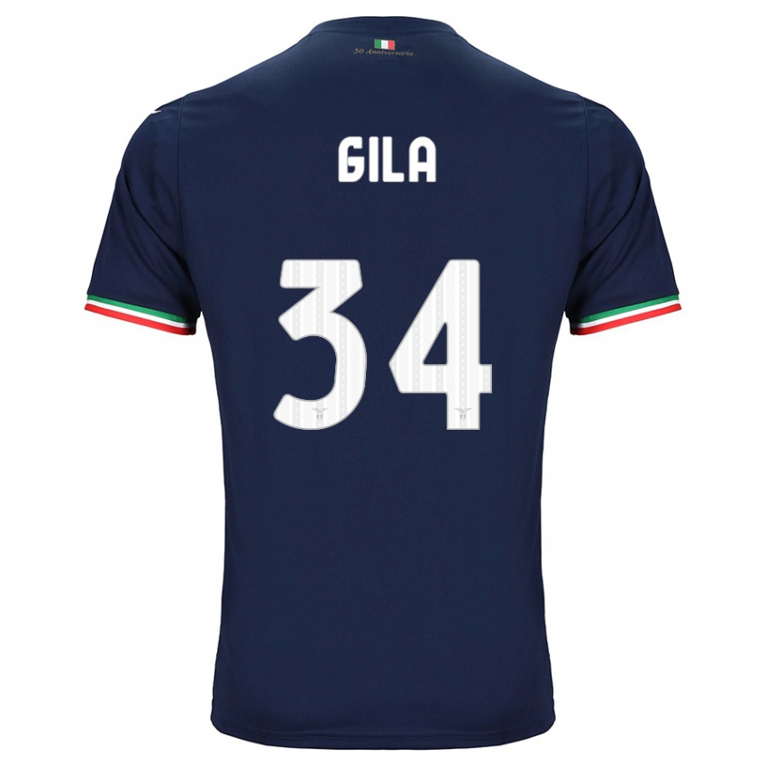 Niño Camiseta Mario Gila #34 Armada 2ª Equipación 2023/24 La Camisa