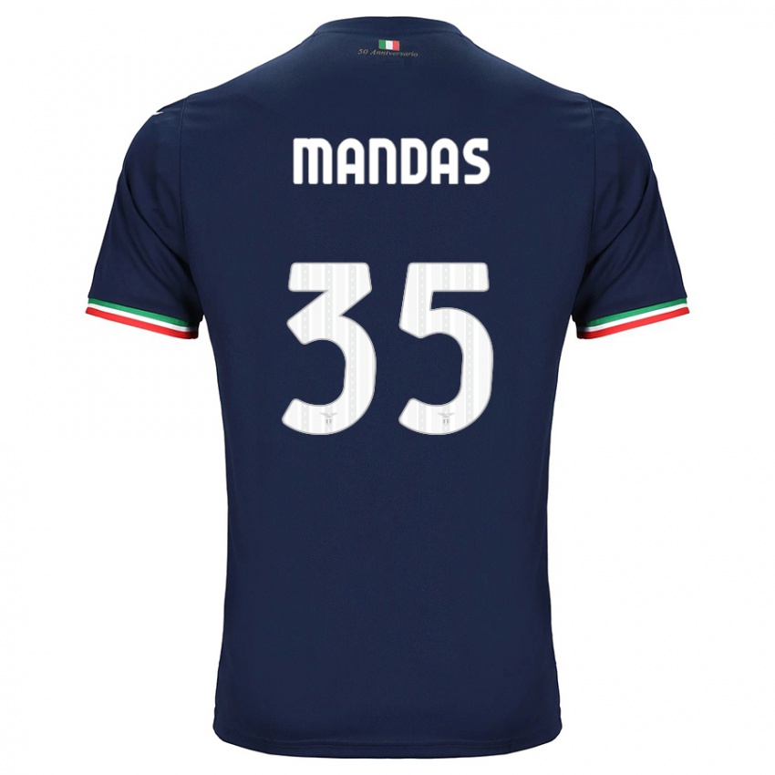 Niño Camiseta Christos Mandas #35 Armada 2ª Equipación 2023/24 La Camisa