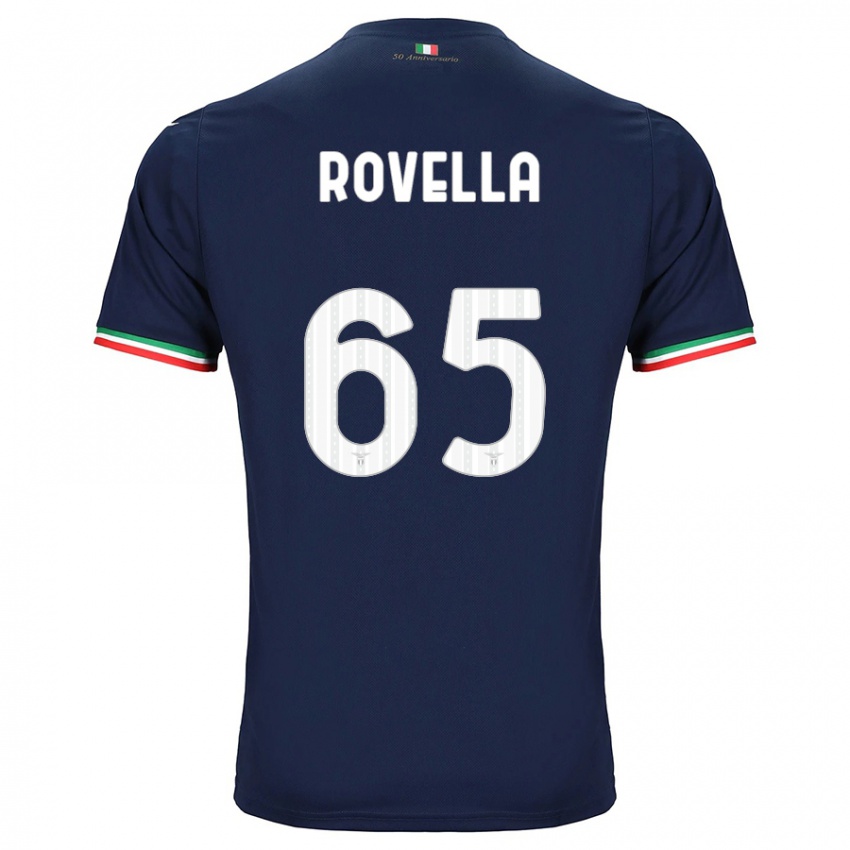 Niño Camiseta Nicolo Rovella #65 Armada 2ª Equipación 2023/24 La Camisa