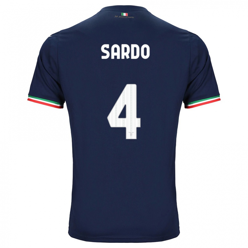 Niño Camiseta Jacopo Sardo #4 Armada 2ª Equipación 2023/24 La Camisa