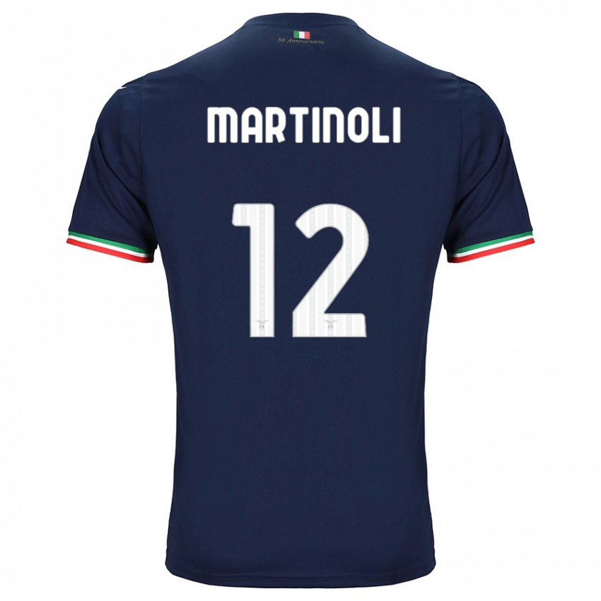 Niño Camiseta Elettra Martinoli #12 Armada 2ª Equipación 2023/24 La Camisa